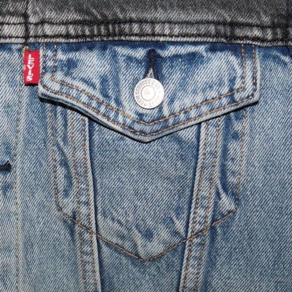 Levi's Colorblock The Trucker Jean Jacket HW8275 - Picture 3 of 8